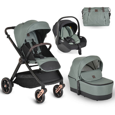 Cangaroo Macan 3u1 kolica za bebe i-Size - Green (Zelena)