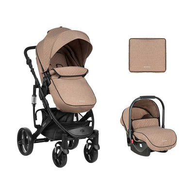 2u1 Kombinovana kolica za bebe KikkaBoo Beloved - Beige (Bež)