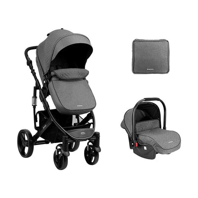 2u1 Kombinovana kolica za bebe KikkaBoo Beloved - Dark Grey (Tamno siva)