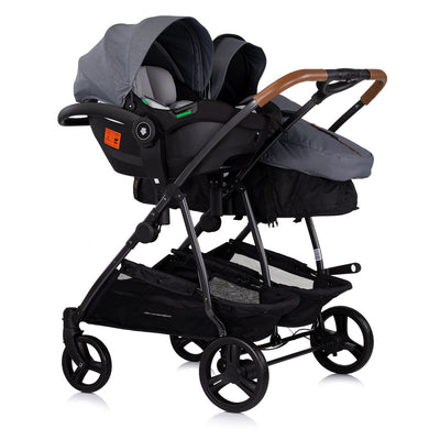 2u1 Kombinovana kolica za blizance Chipolino Duo Smart i-Size