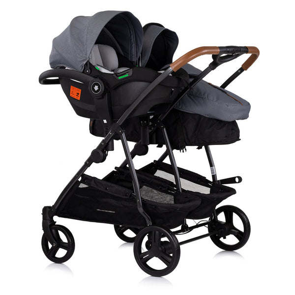2u1 Kombinovana kolica za blizance Chipolino Duo Smart i-Size