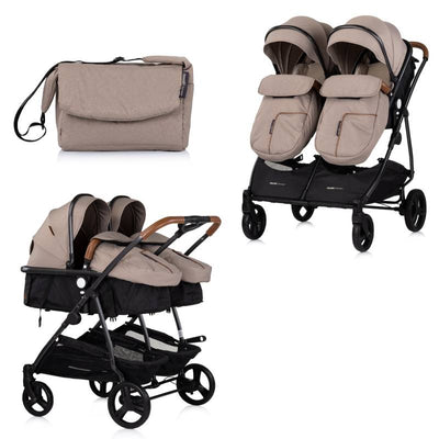 Chipolino Duo Smart kombinovana kolica za blizance