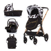 Chipolino Elite 3u1 kolica za bebe - Black and white (Crno-bela)