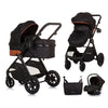 Chipolino Harmony 2u1 kombinovana kolica i-Size - Obsidian (Crna)