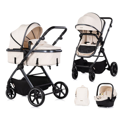 Chipolino Pearl 3u1 kolica za bebe kombinovana