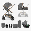 Kikka Boo Amaia Premium 3u1 kombinovana kolica