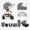 Kikka Boo Amaia Premium 3u1 kombinovana kolica