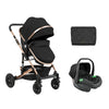 Kikka Boo Amaia 2u1 kombinovana kolica i-Size Premium - Black (Crna)