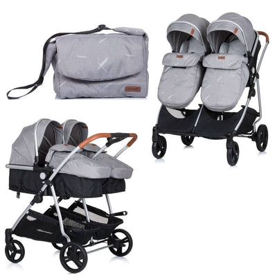 Chipolino Duo Smart kombinovana kolica za blizance