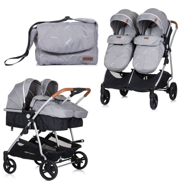 Chipolino Duo Smart kombinovana kolica za blizance