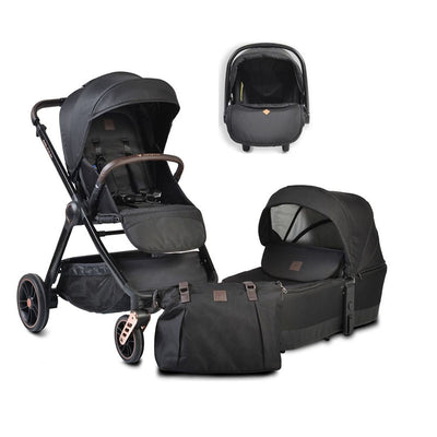 Cangaroo Macan 3u1 kolica za bebe - Black (Crna)