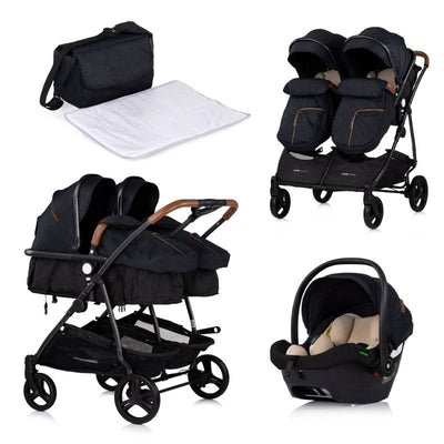 2u1 Kombinovana kolica za blizance Chipolino Duo Smart i-Size
