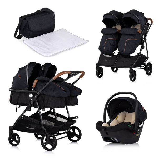 2u1 Kombinovana kolica za blizance Chipolino Duo Smart i-Size