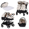 2u1 Kombinovana kolica za blizance Chipolino Duo Smart i-Size