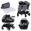 2u1 Kombinovana kolica za blizance Chipolino Duo Smart i-Size