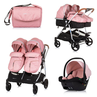 2u1 Kombinovana kolica za blizance Chipolino Duo Smart i-Size
