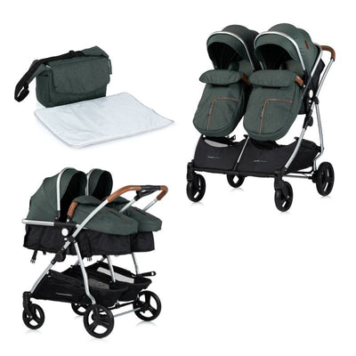 Chipolino Duo Smart kombinovana kolica za blizance