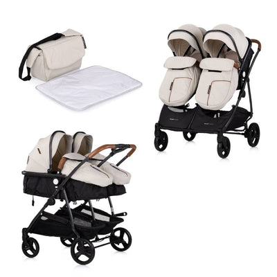 Chipolino Duo Smart kombinovana kolica za blizance