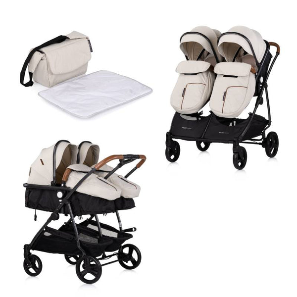 Chipolino Duo Smart kombinovana kolica za blizance