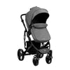 Kombinovana kolica za bebe KikkaBoo Beloved - Dark grey (Tamno siva)