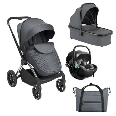 Kikka Boo Kara 3u1 kolica za bebe i-Size Premium - Grey (Siva)