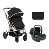 Kikka Boo Kaia 2u1 i-Size Premium - Black (Crna)