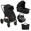 Kikka Boo Kara 3u1 kolica za bebe i-Size Premium - Black (Crna)