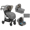 Kikka Boo Selina 3u1 kolica za bebe - Dark grey (Tamno siva)