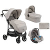 Kikka Boo Selina 3u1 kolica za bebe - Light grey (Svetlo siva)