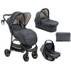 Kikka Boo Selina 3u1 kolica za bebe i-Size - Dark grey (Tamno siva)