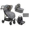 Kikka Boo Selina 3u1 kolica za bebe i-Size - Light grey (Svetlo siva)