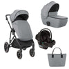 Kikka Boo Thea 3u1 kolica za bebe i-Size - Grey (Siva)