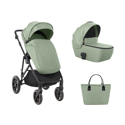 Kikka Boo Thea 2u1 kolica za bebe - Army green (Zelena)