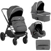 Kikka Boo Tiffany 3u1 kolica za bebe - Dark grey (Tamno siva)