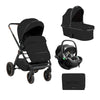 Kikka Boo Tiffany 3u1 kolica za bebe i-Size Premium - Black (Crna)