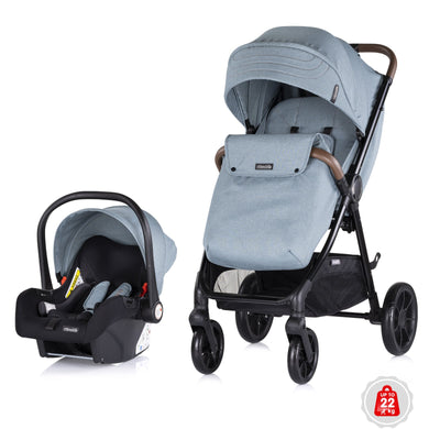 2 u 1 kolica sa adapterima, za decu do 22kg i auto sedište za decu od 40cm do 87cm visine