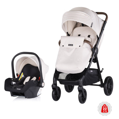 2 u 1 kolica sa adapterima, za decu do 22kg i auto sedište za decu od 40cm do 87cm visine