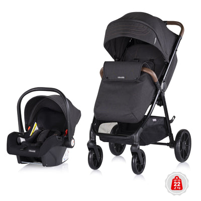 2 u 1 kolica sa adapterima, za decu do 22kg i auto sedište za decu od 40cm do 87cm visine