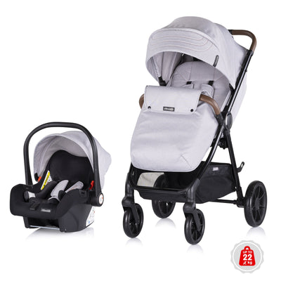 2 u 1 kolica sa adapterima, za decu do 22kg i auto sedište za decu od 40cm do 87cm visine