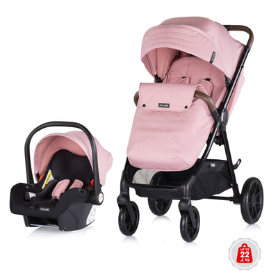 2 u 1 kolica sa adapterima, za decu do 22kg i auto sedište za decu od 40cm do 87cm visine