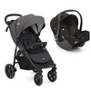 Kolica za bebe 2u1 Joie Litetrax 4 - Coal + Ember (Crna)