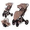Kolica za bebe 2u1 sa auto sedištem Lorelli Storm - Pearl beige (Bež)