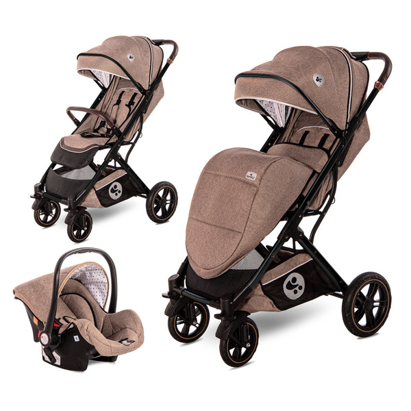 Kolica za bebe 2u1 sa auto sedištem Lorelli Storm - Pearl beige (Bež)