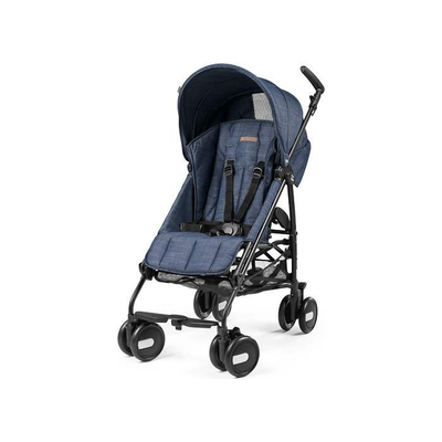 Kišobran kolica za bebe Peg Perego Pliko Mini Classico - Urban denim (plava)